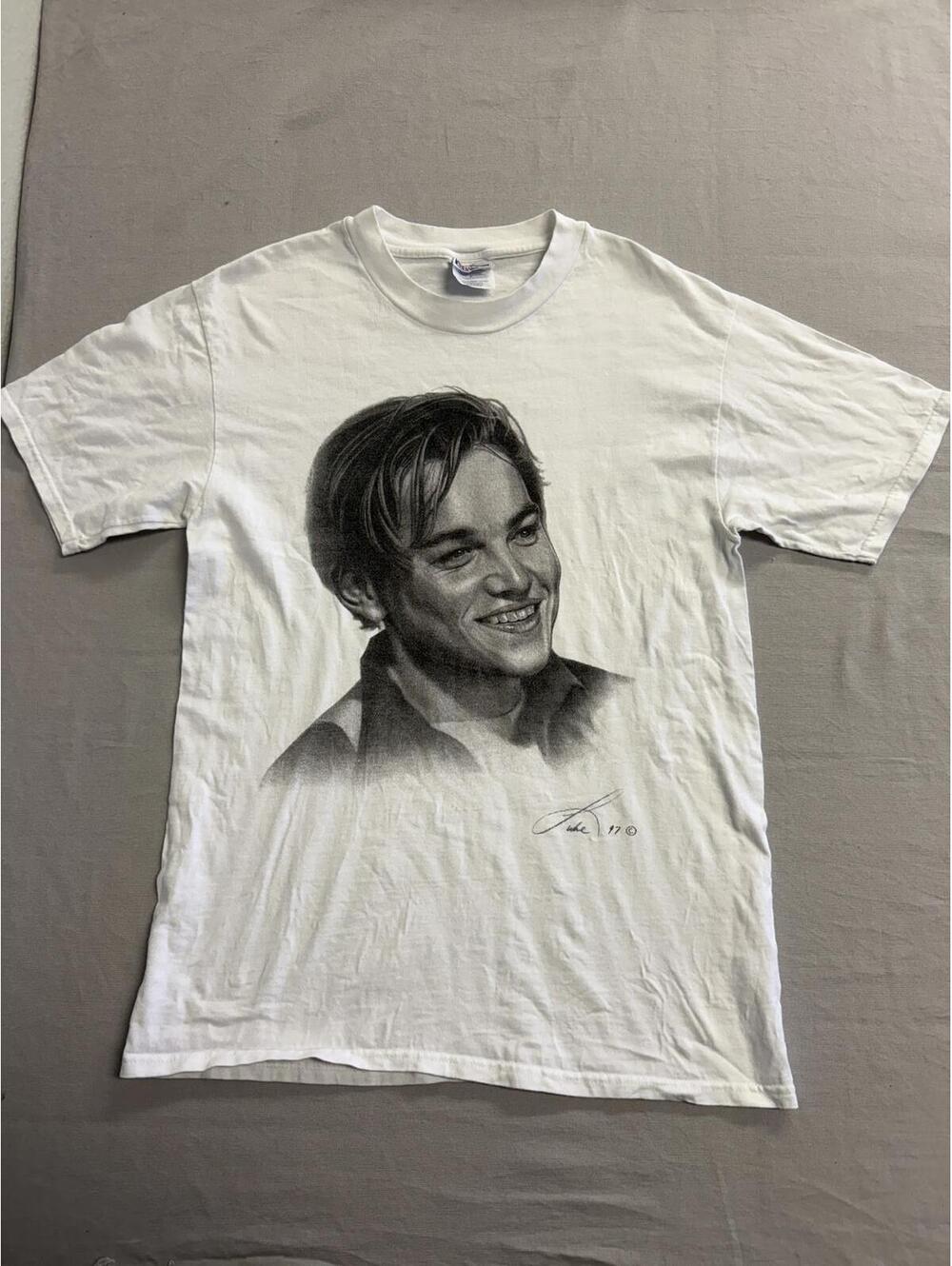 Vintage Titanic Jack Dawson Tee Leonardo Dicaprio Luke 97 M